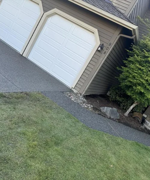 Exposed Aggregate Driveway in Federal Way